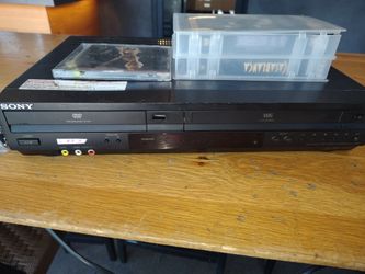 Sony DVD VHS Combo Player Recorder with Remote
