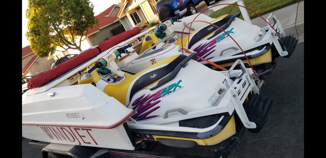 Windjet Rare Boat. Powered By 2 Jetskis
