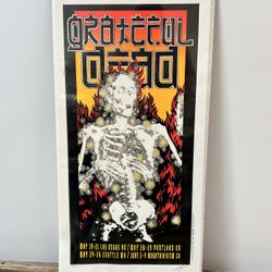1995 Grateful Dead Poster Signed And Numbered By Alton Kelley 35" T