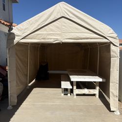 20 X 10 Car Port (10 Ft Tall)