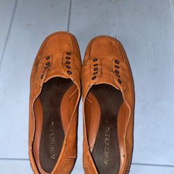 Orange Slip Ons Sandals