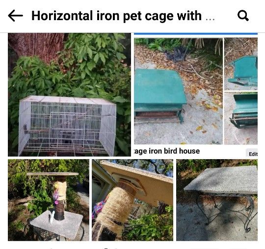 Horizontal Iron Pet Cage With 3 Doors Without Pan