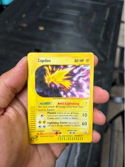 Pokémon TCG Zapdos Holo Rare e-Reader Card H32/H32 Aquapolis