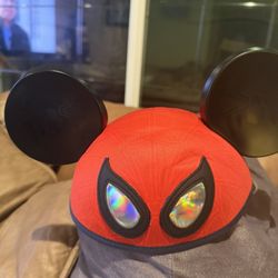 Disney Parks Marvel Spider Man Mickey Ears Hat - One Size adult