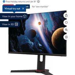 Brand New One Monitor 165hz 1ms