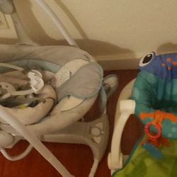 Baby Swing,  Door Jumper,  And Chair For Baby