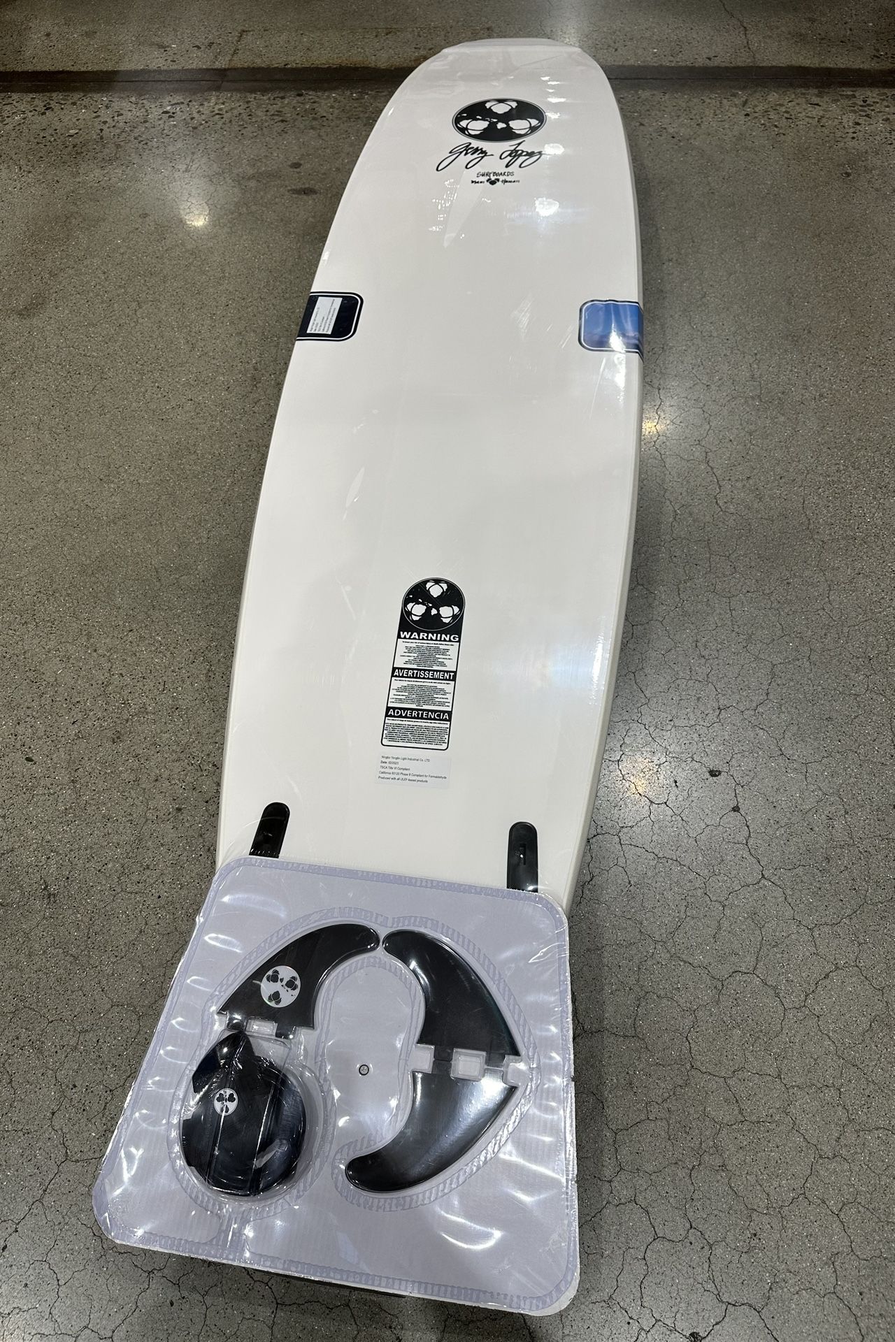 Costco 8' Gerry Lopez With FCS Original M7 Fins, Compared, 58 OFF