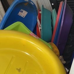 Lots Of Sleds For Snow $24 Lots Of Colors 