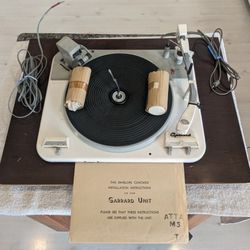 Vintage Garrard Type A Turntable Record Player