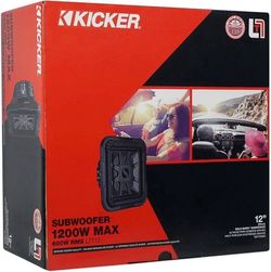 Kicker Subwoofer 12” L7T Solo-baric 4ohm Shallow Subwoofer