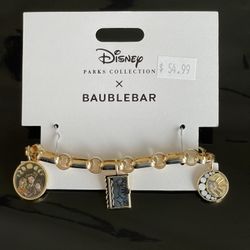 DISNEY PARKS X BAUBLEBAR 2023 HALLOWEEN HOCUS POCUS CHARM BRACELET WITCH BOOK