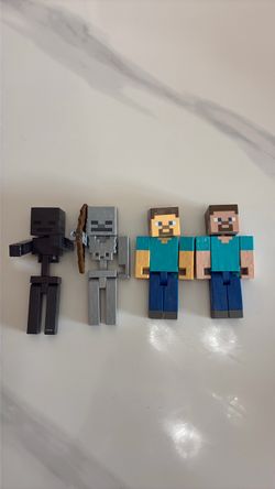 Minecraft figurines 5 inches tall