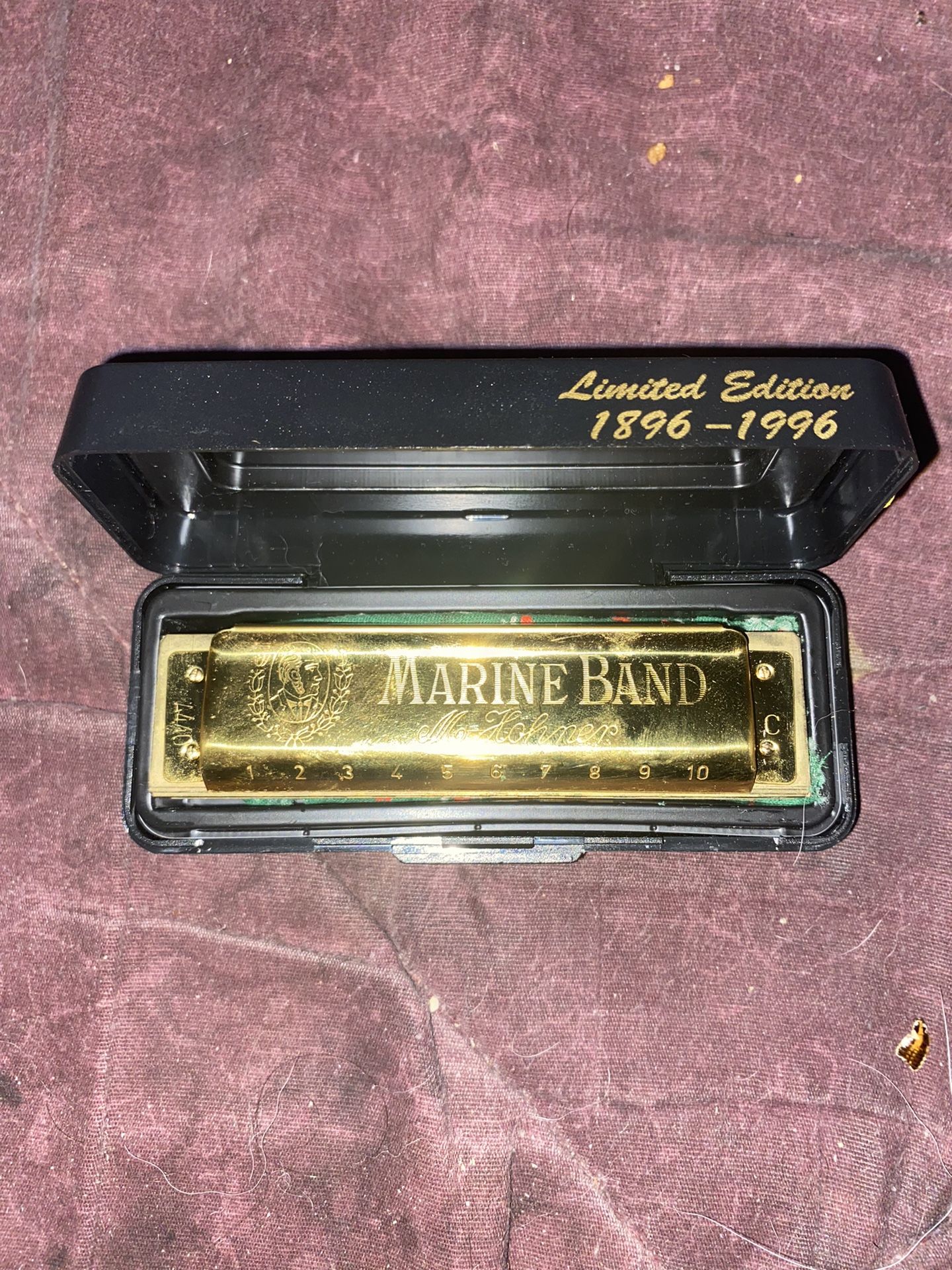 Gold Plated Harmonica Excellent Condition
