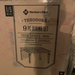 High Top Wood Dining Set