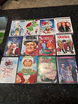 12 Christmas Holiday DVDs