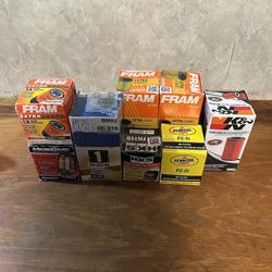 Various Oil Filters Brand New 