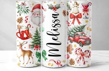 Personalized Christmas Tumbler 
