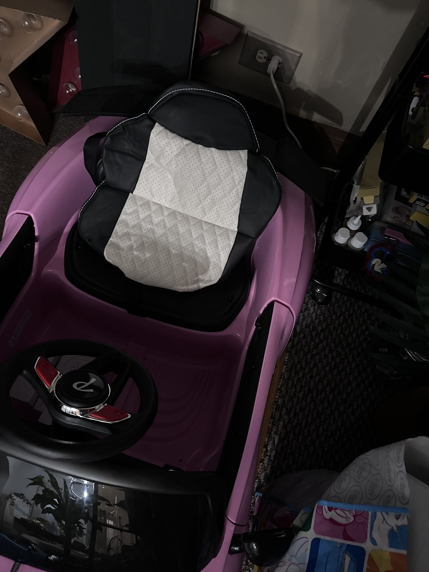 Car Pink Bugatti Remote Control/ Battery