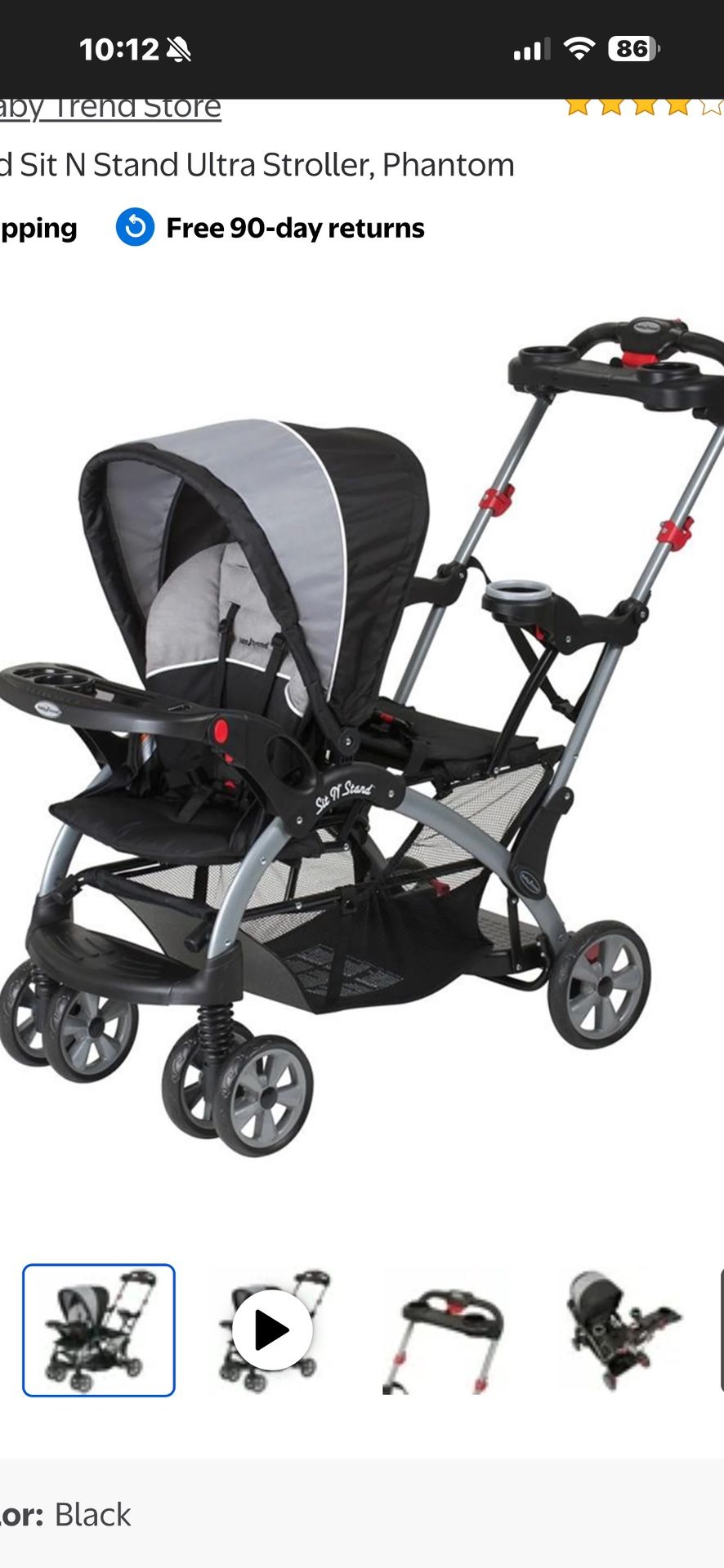Stroller (double Sit And Stand)