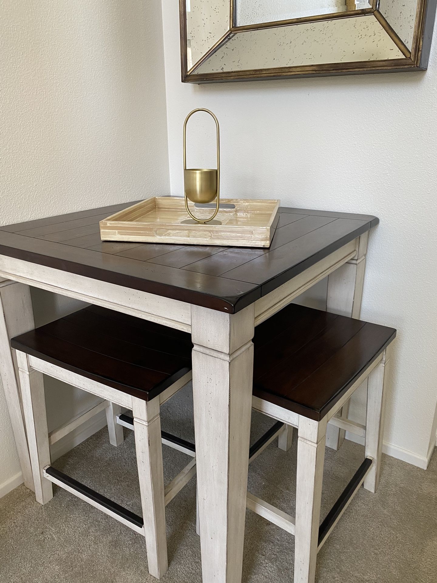 Dining Table Set With stools 