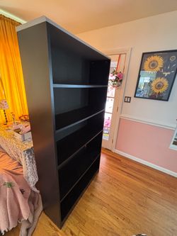 Black & Grey Bookcase (5 shelves)