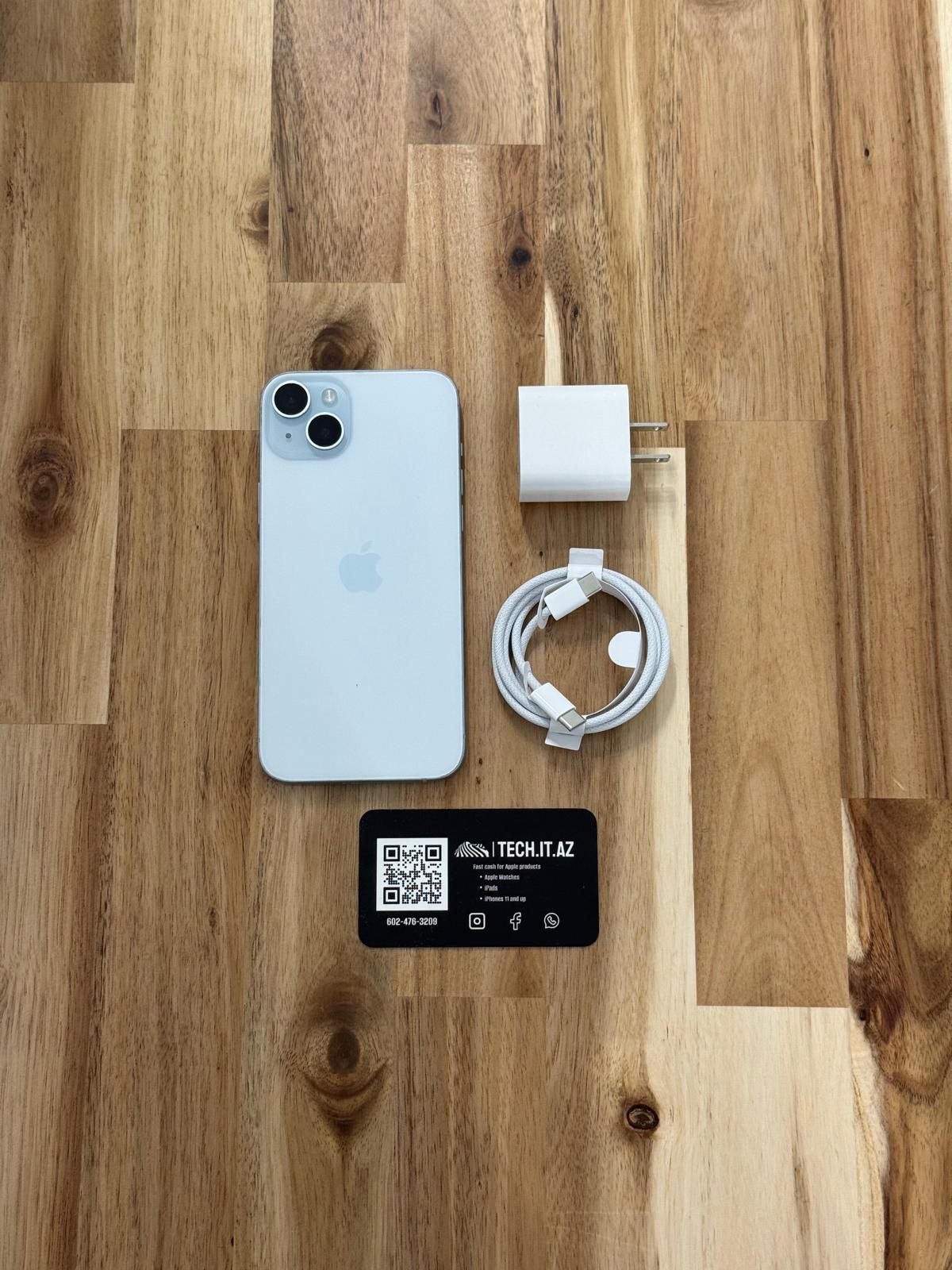 📱 iPhone 15 Plus | 128GB | Blue | Cricket Only | Hablo Español
