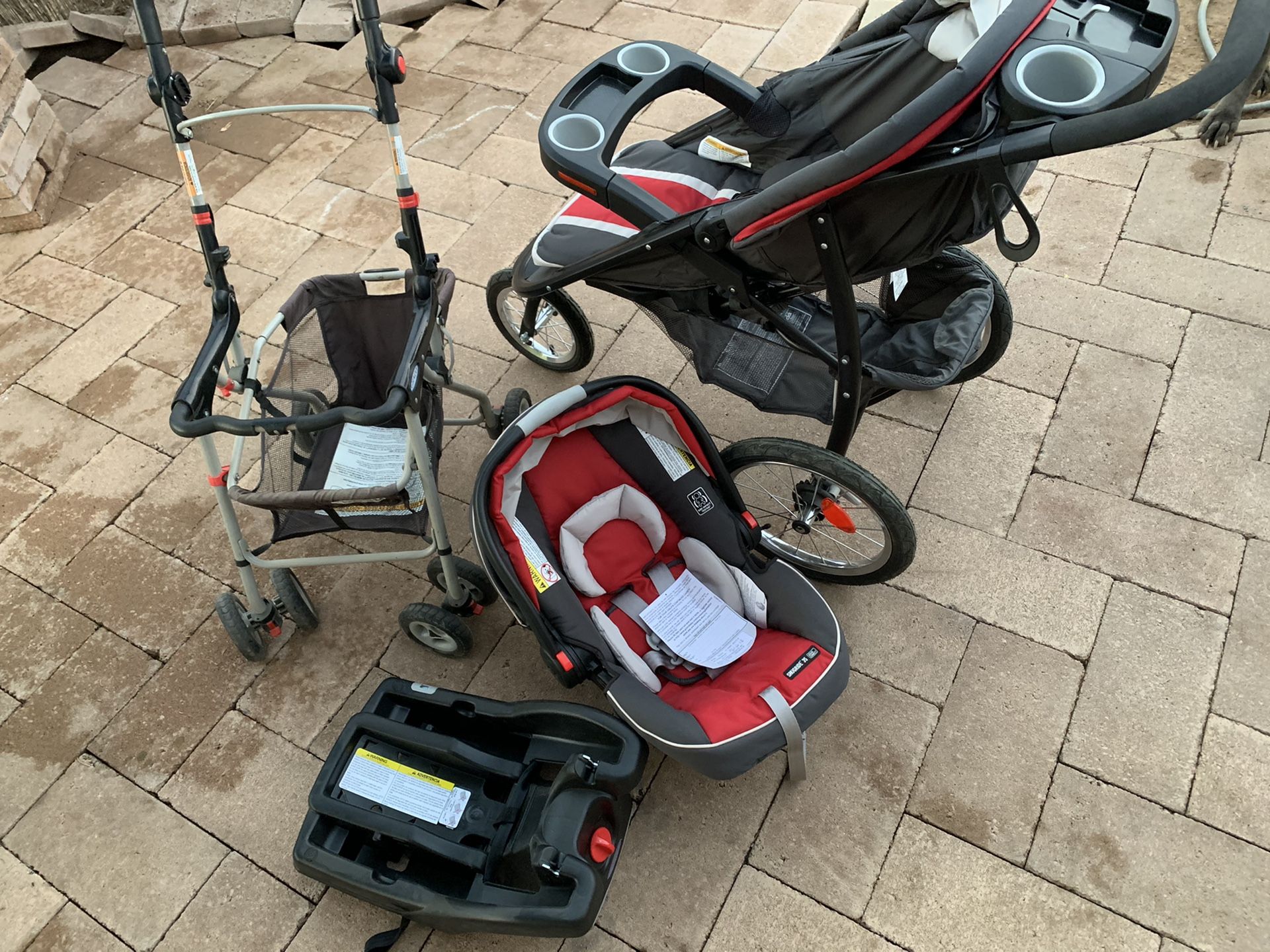 Brand new Graco FastAction Jogger Fold Sport Click Connect with extra stroller