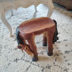 Cute Resin? Horse Foot Stool