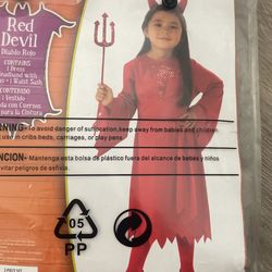 Red Devil Girl Costume 