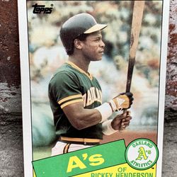 Vintage Ricky Henderson Baseball Card 🔥🔥