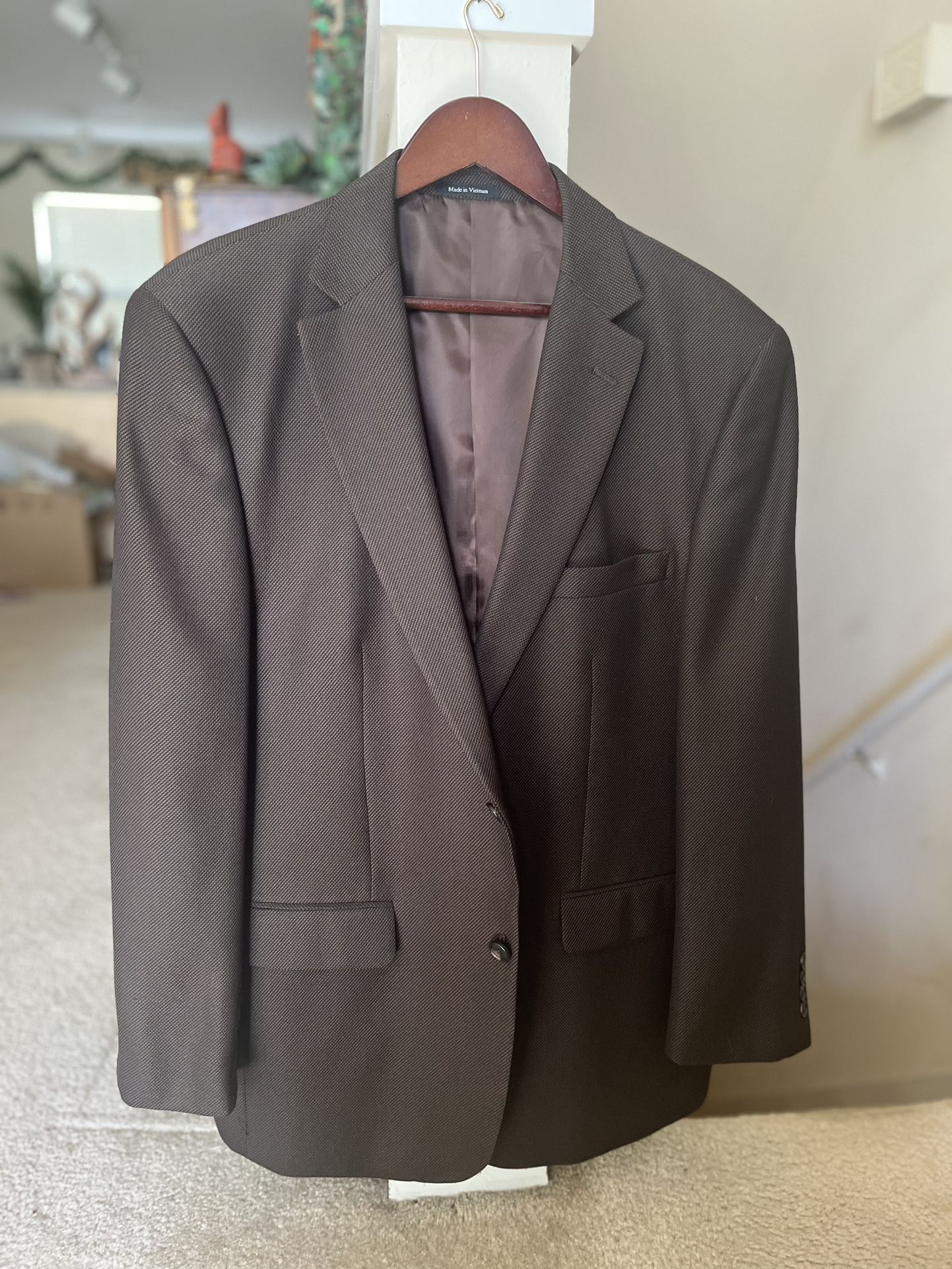 Pronto Uomo 44R Brown Sport Coat