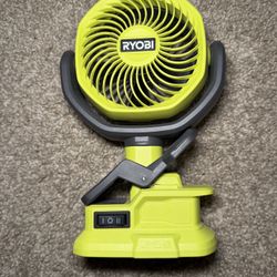 Ryobi PCF02 One+ 18v Clamp Fan