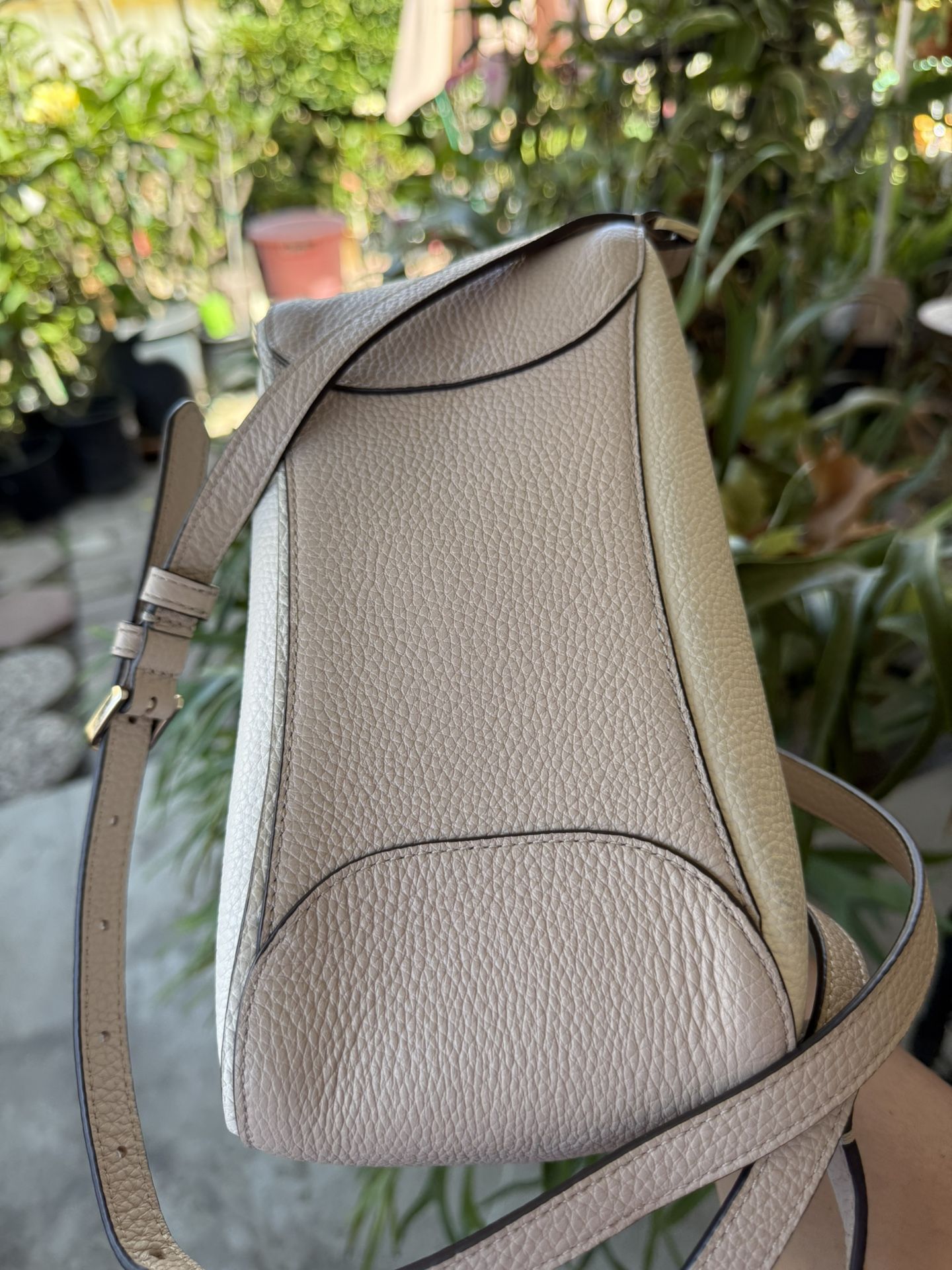 Kate Spade Leila Colorblock Drawstring Medium Flap Leather