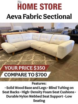Aeva Fabric Sectional