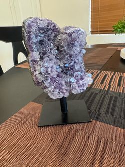Brazilian Amethyst on Stand