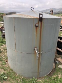 2500 Gal Steel Water Tank 
