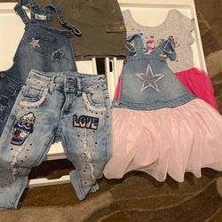 Girls Size 5 Clothes. 9 Pieces