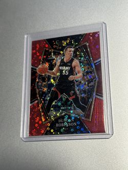 2021-22 Panini Select Premier Level Red Disco Prizm /49 Duncan Robinson #188