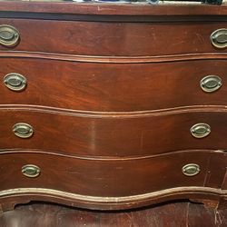 Antique Cherry Dresser And 2 Night Stands
