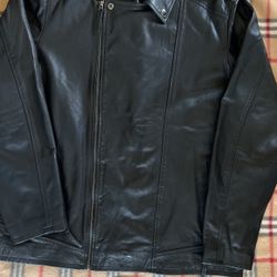YKK LEATHER  MOTORCYCLE JACKET