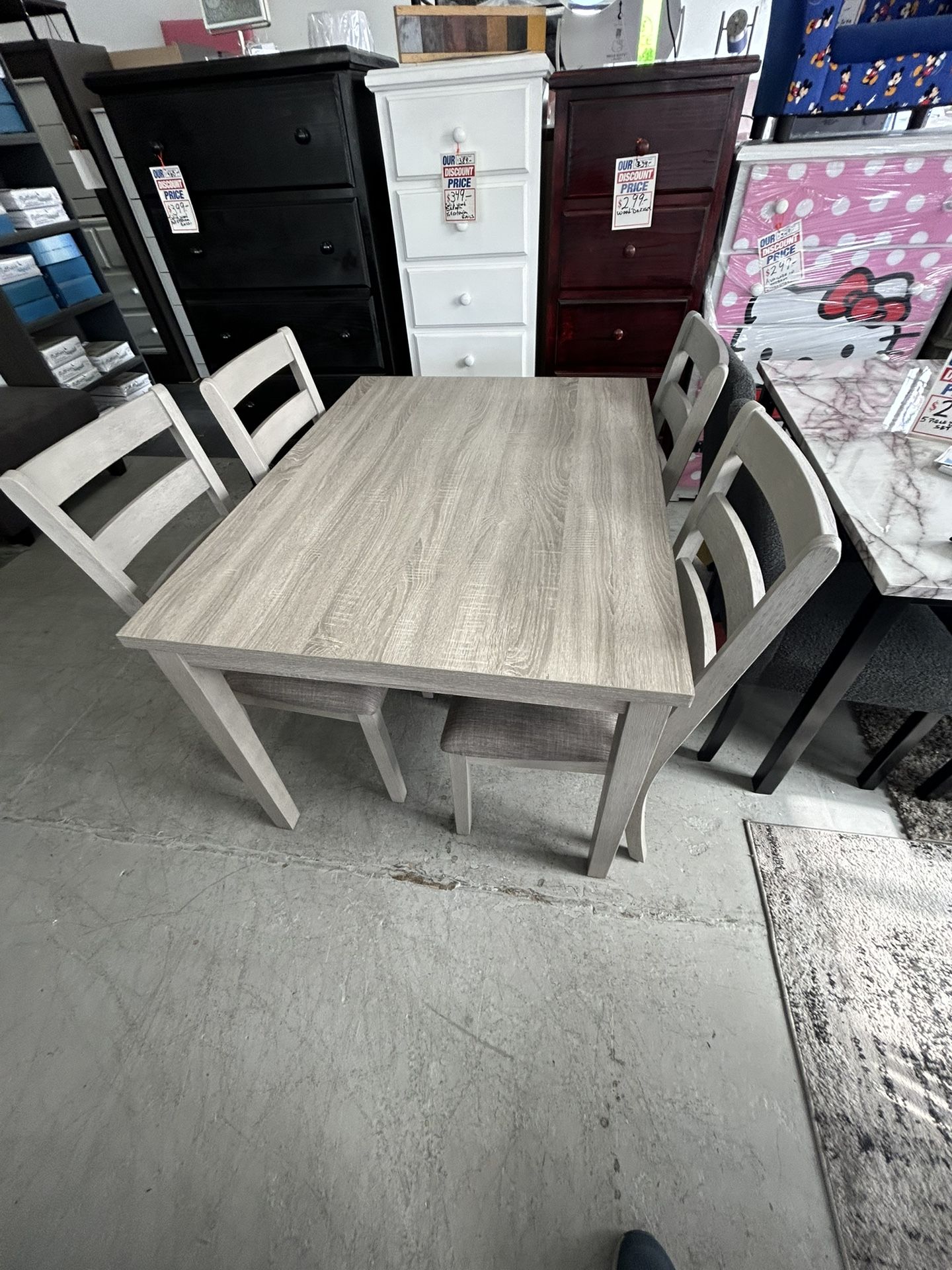 Comedor Gris Para 4 Personas 