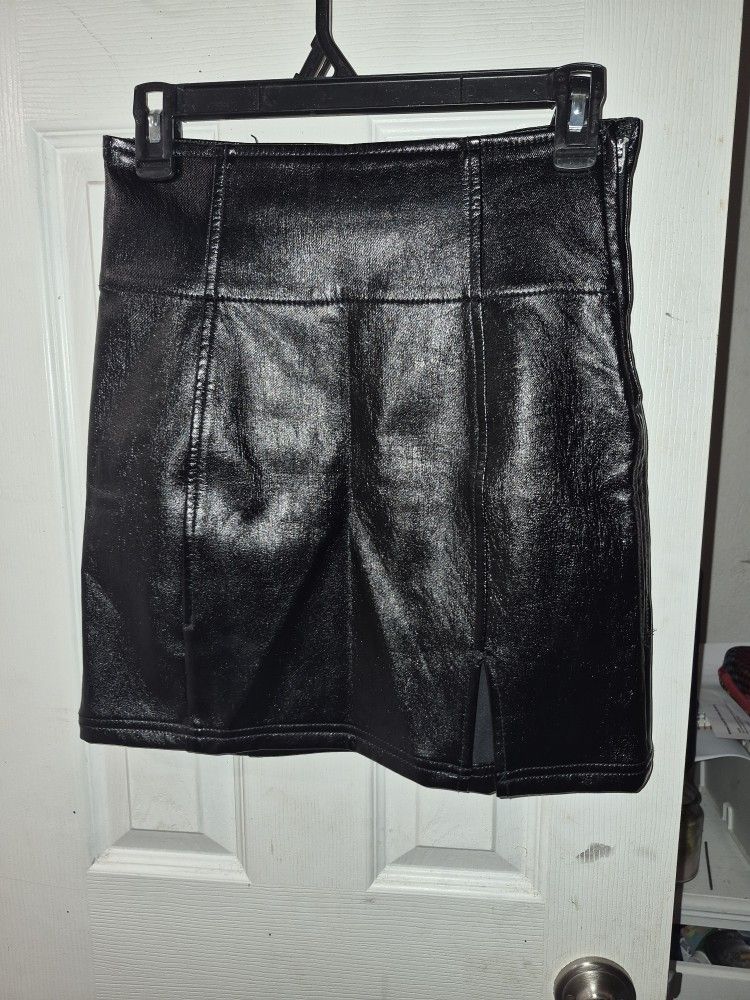 Free People Vegan Leather Mini