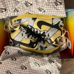 Nike Dunk High 1985 “Black acid Wash”