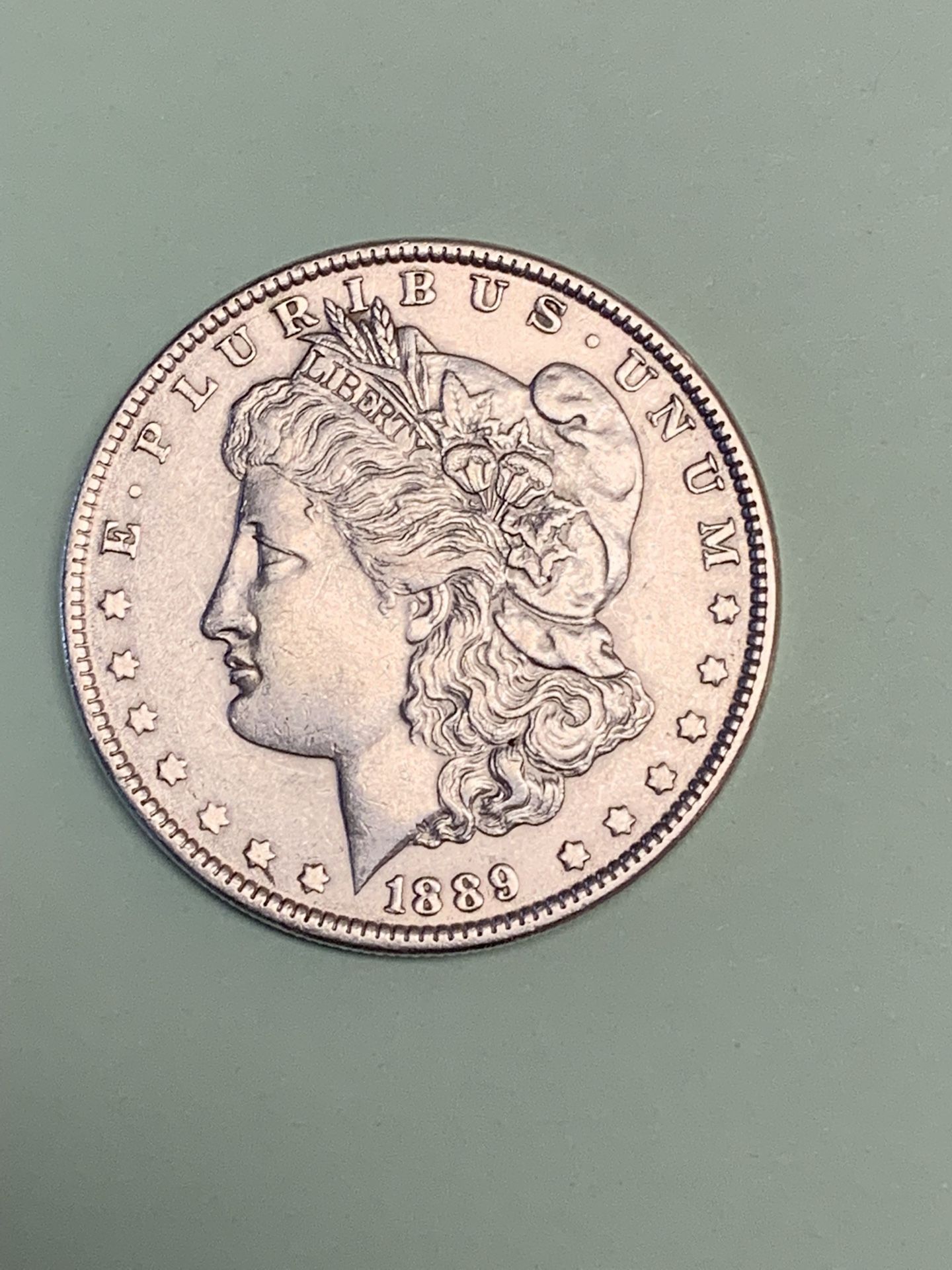 1889-P MS66+ Morgan Silver Dollar Brilliant Uncirculated In Collectors Case