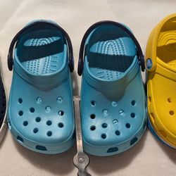 Natives And Crocs Size 6/7 Toddler