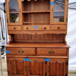 Antique Hutch, Solid Maple