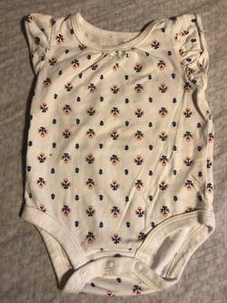Carter’s ruffle onesie