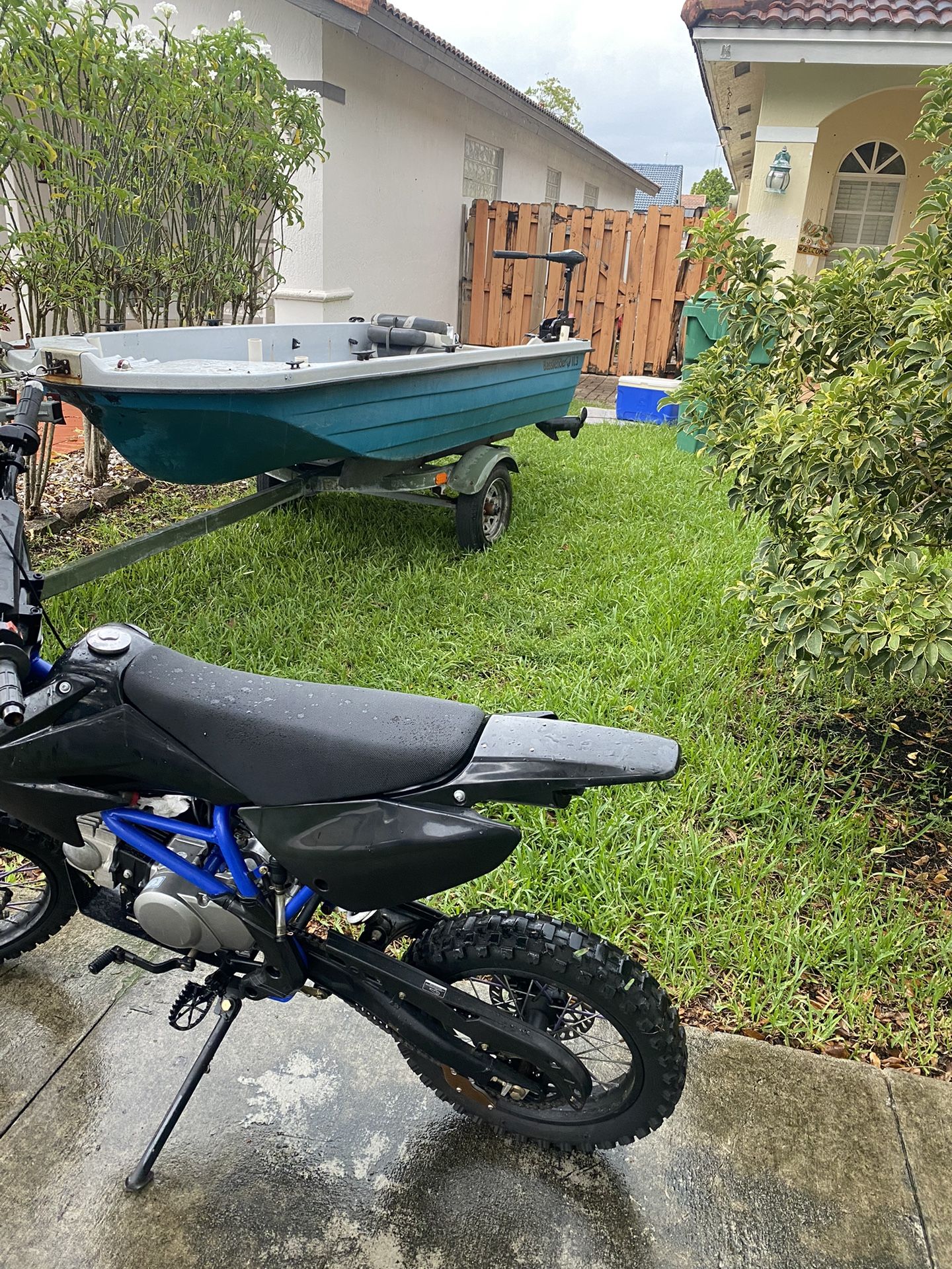Boat Bass Tender 11.3 For Sale With Trailer for Sale in Miami Gardens