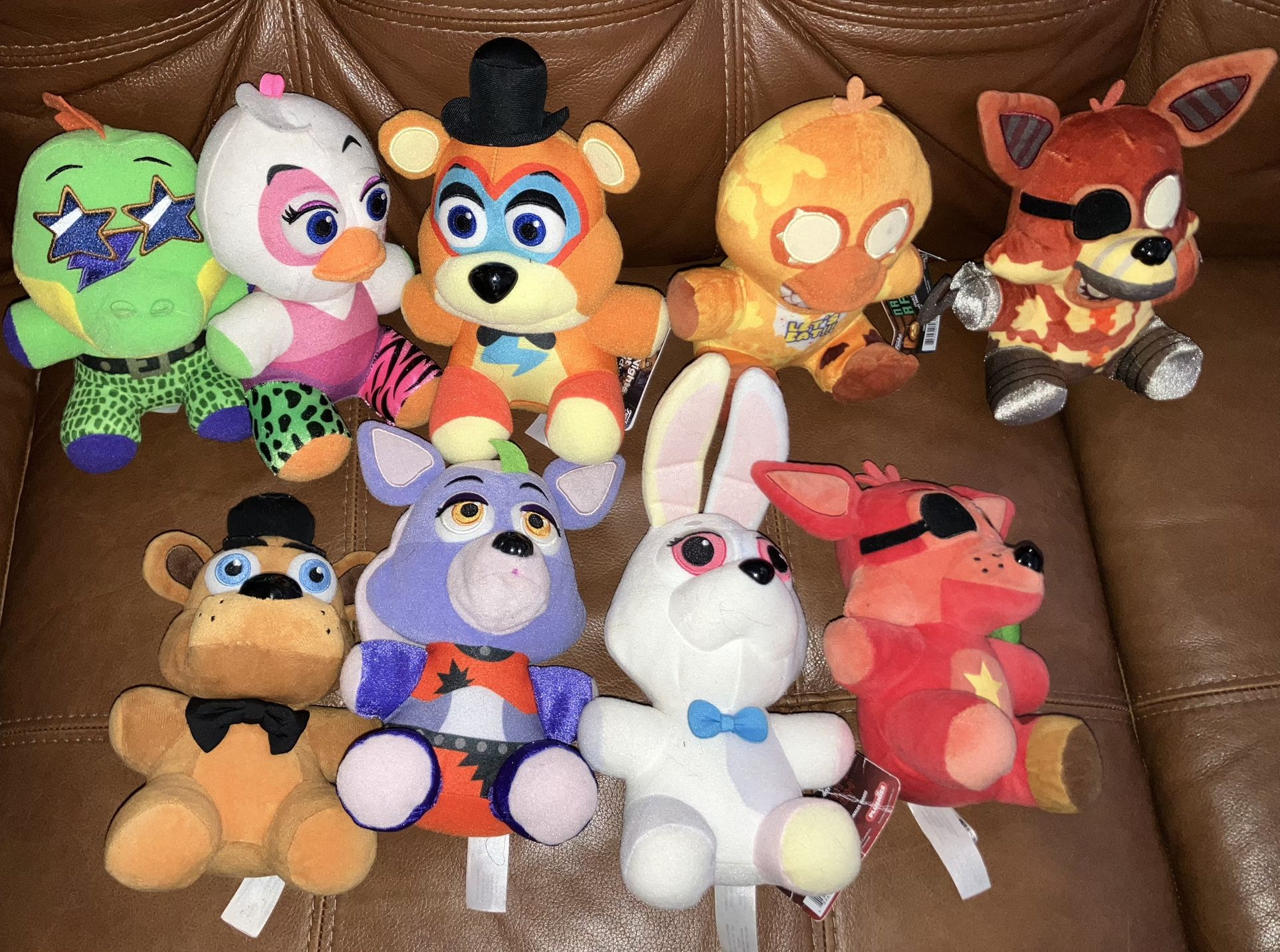 Five Nights At Freddy’s Lot Of 9 Plush