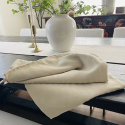 Room Essentials Damask Beige Shower Curtain -New